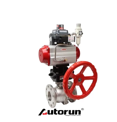 Kugelventil mit manuellem Mechanismus Top Valve Controller