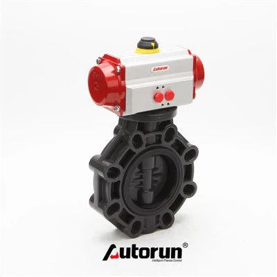 Pneumatische PVC-Absperrklappe